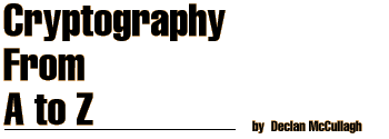 Cryptography from A to Z